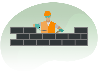 イラスト:施工現場|外構工事